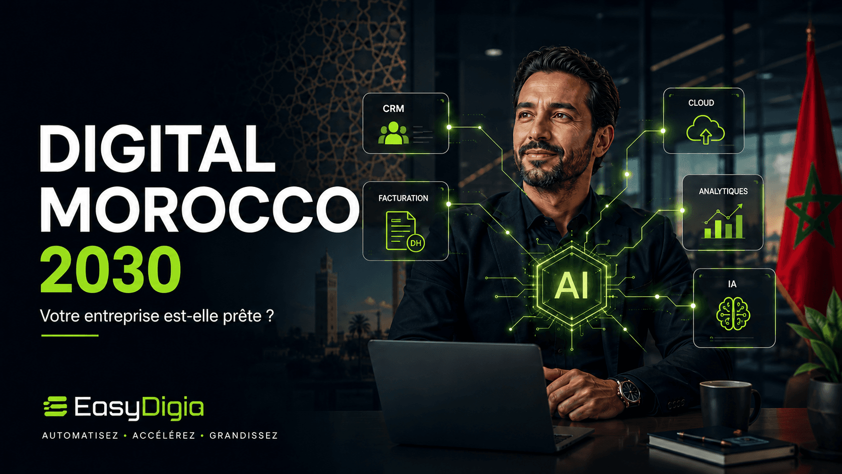 Digital Morocco 2030 : quelles aides pour digitaliser votre entreprise au Maroc ?